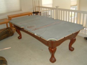 Proper pool table moving process in Fox Chapel Pennsylvania